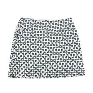 S.C. Golf Women's Golf Skort | Geometric Pattern | White | Size 12 **NEW